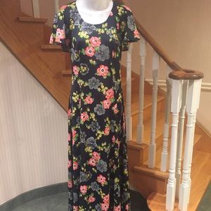 ⬇️Price Drop⬇️NWOT Molyclaire Vtg 70’s Slip on loungewear maxi  floral dress